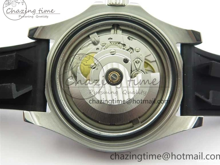 0416 Yacht-Master 116655 ARF SS Custom Made Black Ceramic Bezel on Oysterflex Rubber Strap A HighPerformance 3064